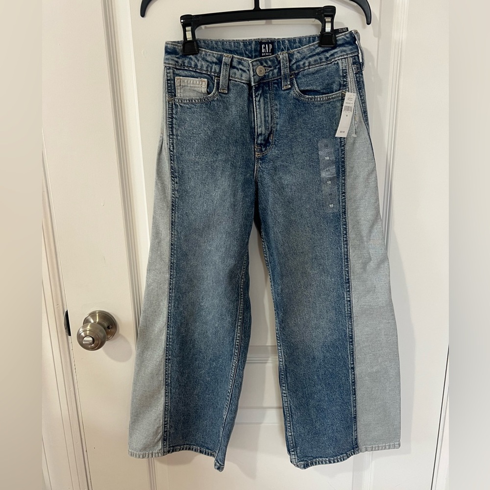 New Kids GAP Two-Tone Blue Relaxed Jeans